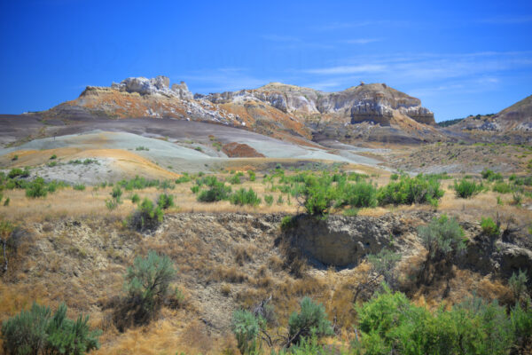 The Many Colors Of Badlands Found In The Remote Regions Of Northern Wyoming